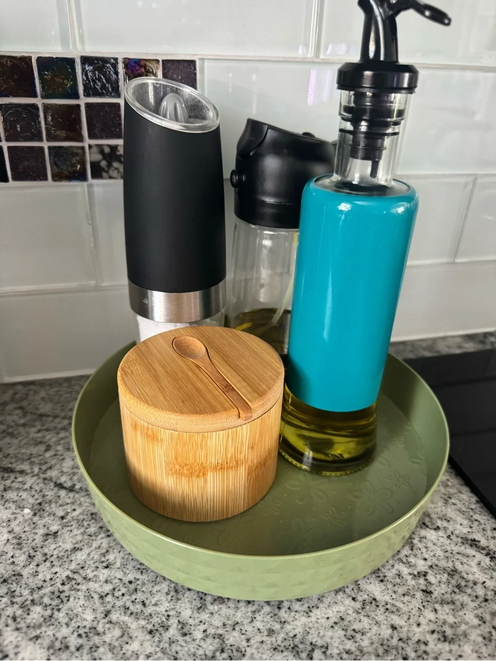 NWOT Totally Bamboo Little Dipper Salt Box with Spoon